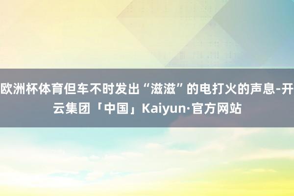 欧洲杯体育但车不时发出“滋滋”的电打火的声息-开云集团「中国」Kaiyun·官方网站